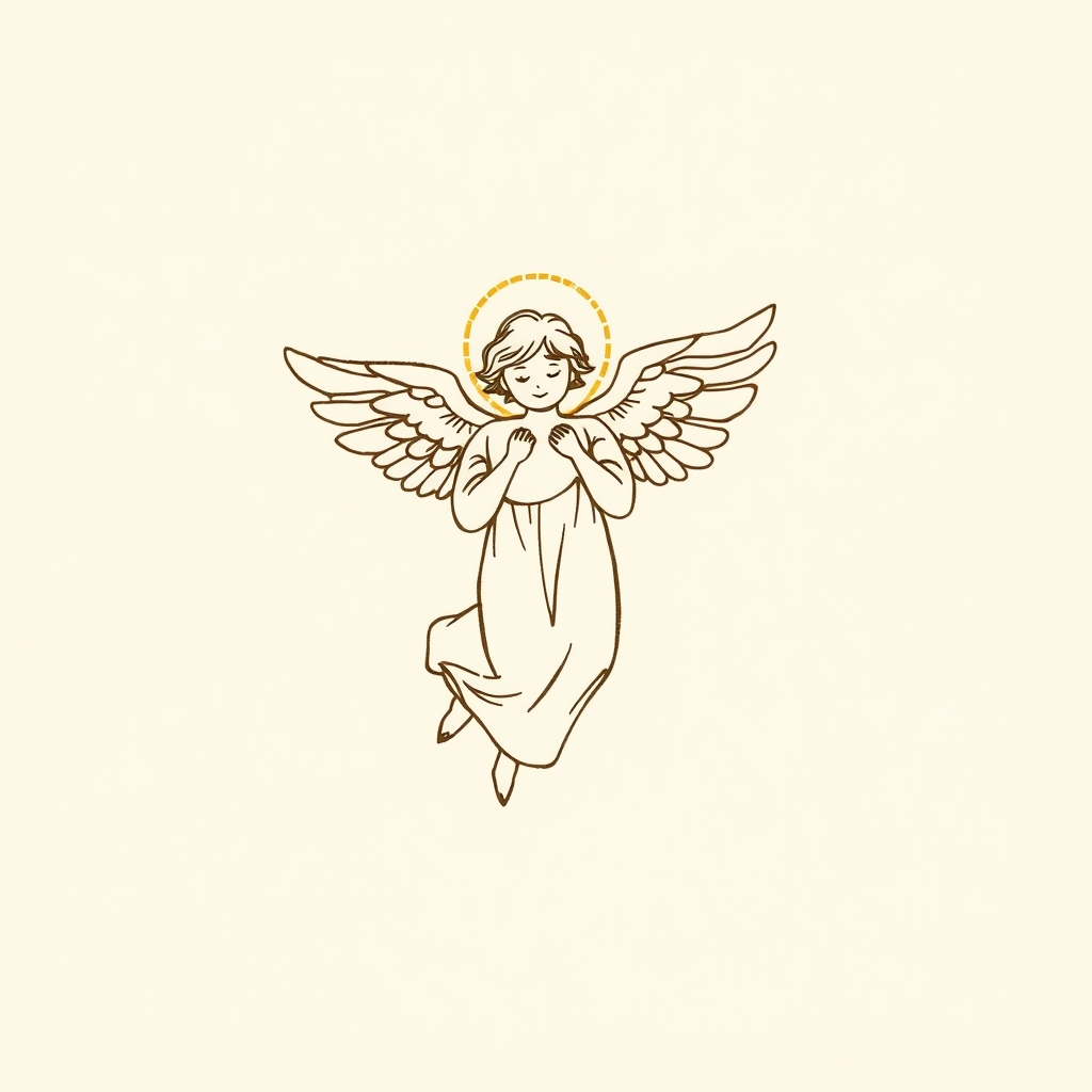 ange emportant son âme