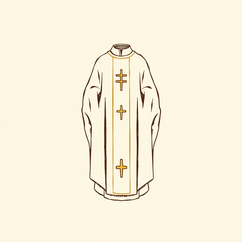antique-style chasuble