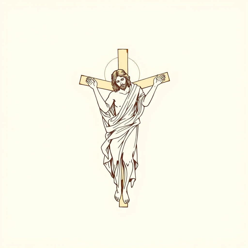 Aparición de Cristo cargando la cruz