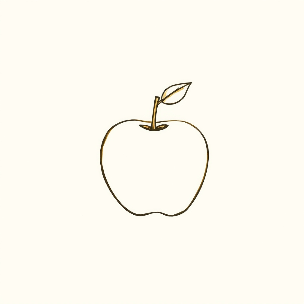 pomme offerte à la Vierge