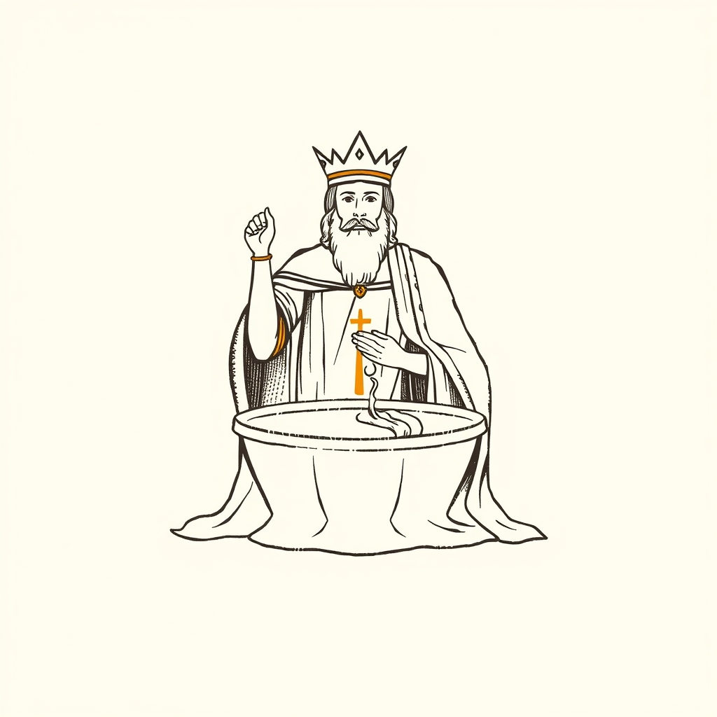 baptême du roi Ethelbert