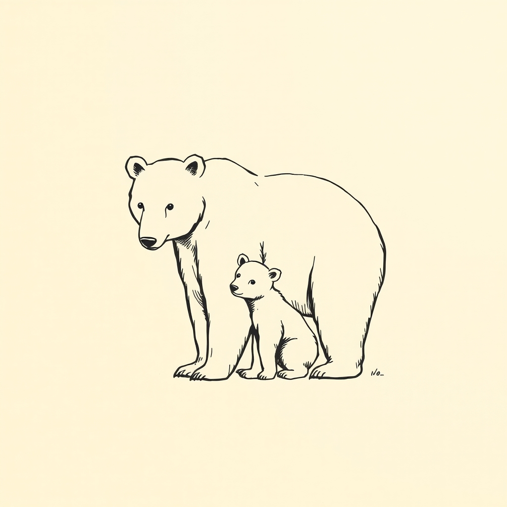 ourse avec son ourson