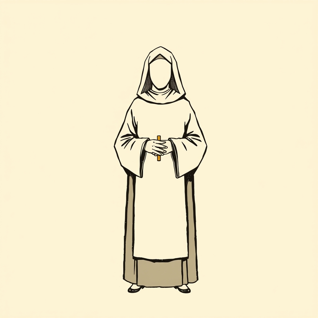 habit de moine bénédictin