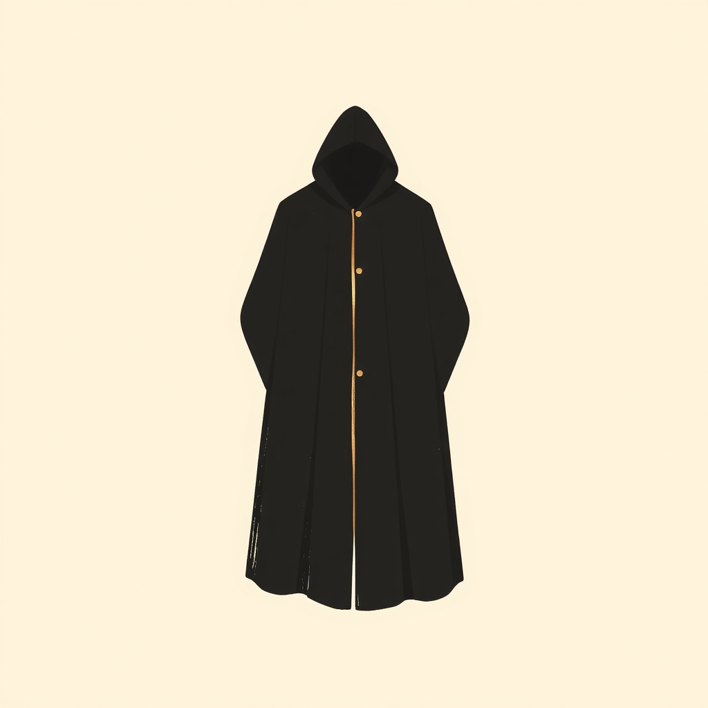 black wool cloak