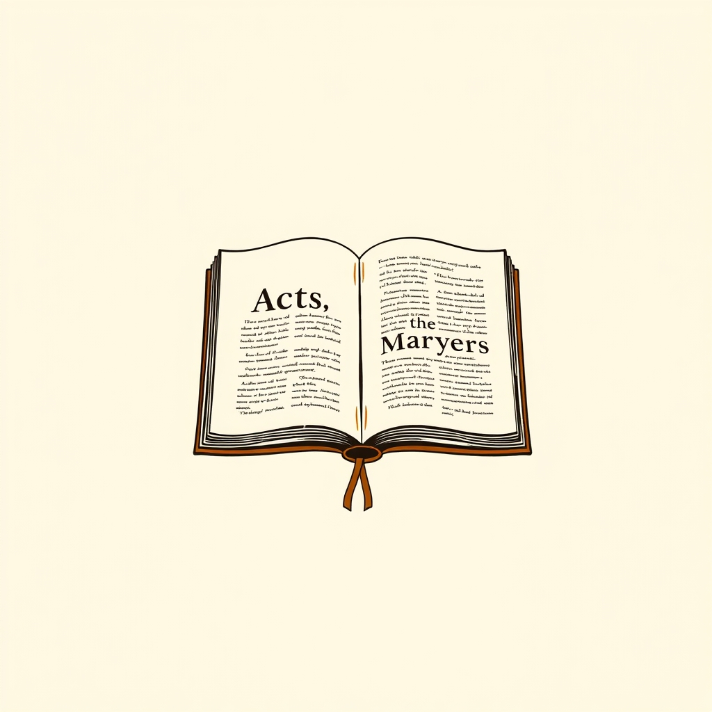 books or manuscripts (Acts of the Martyrs)
