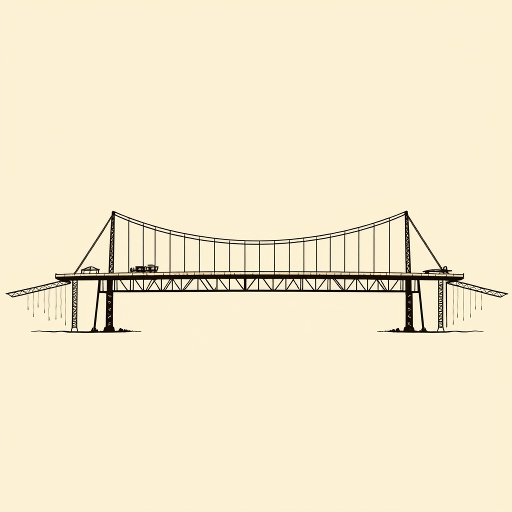pont en construction