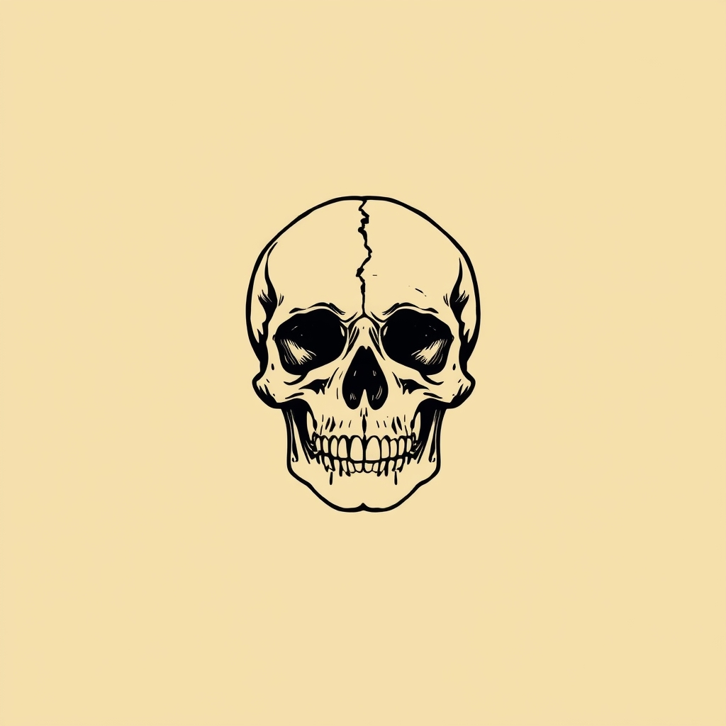 crushed skull