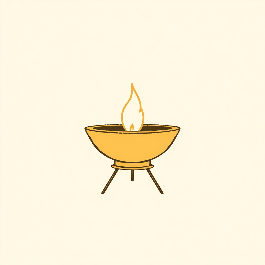 burning brazier