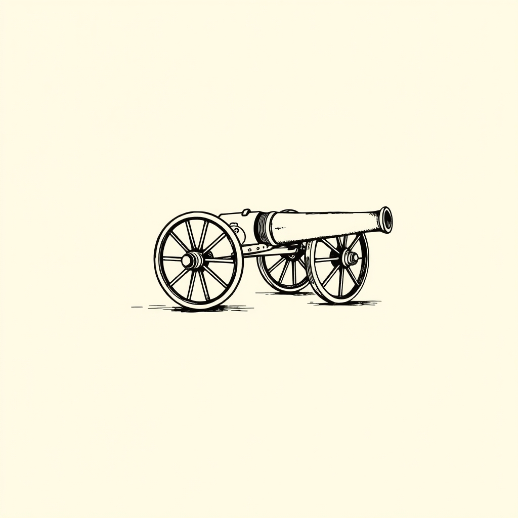 cannons and artillery