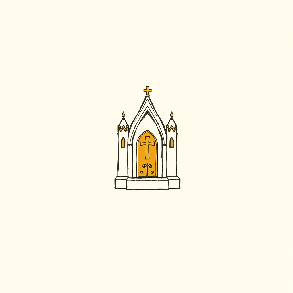 châsse en forme de cathédrale