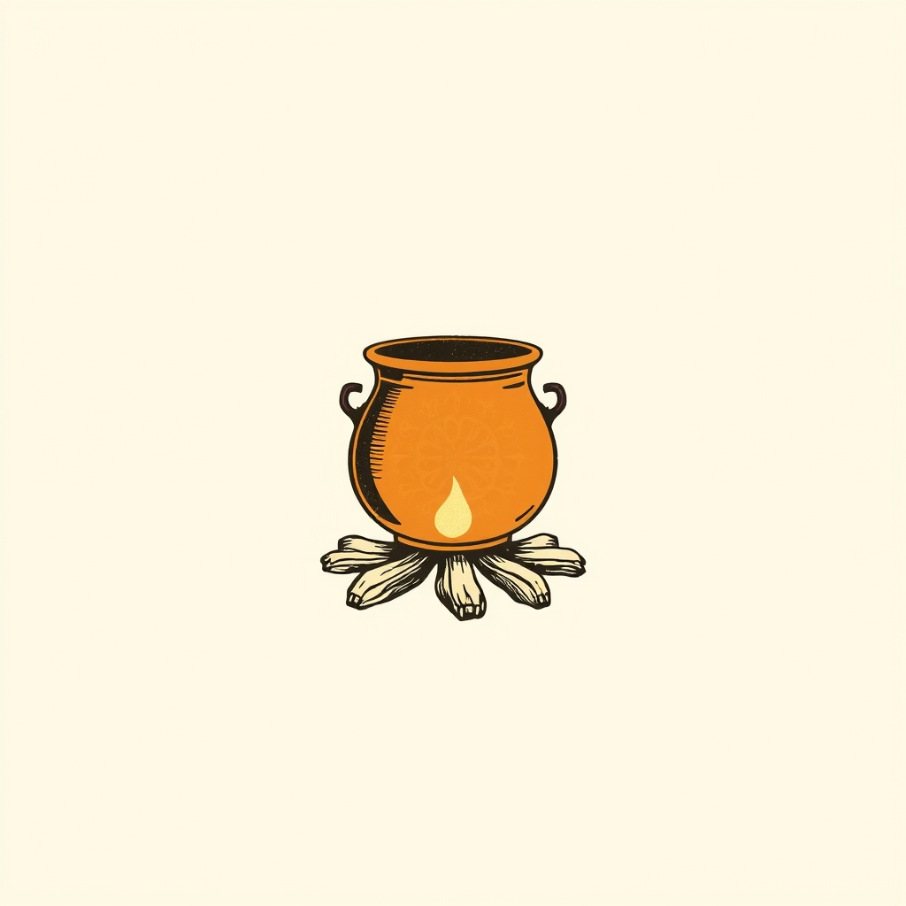 chaudron sur le feu