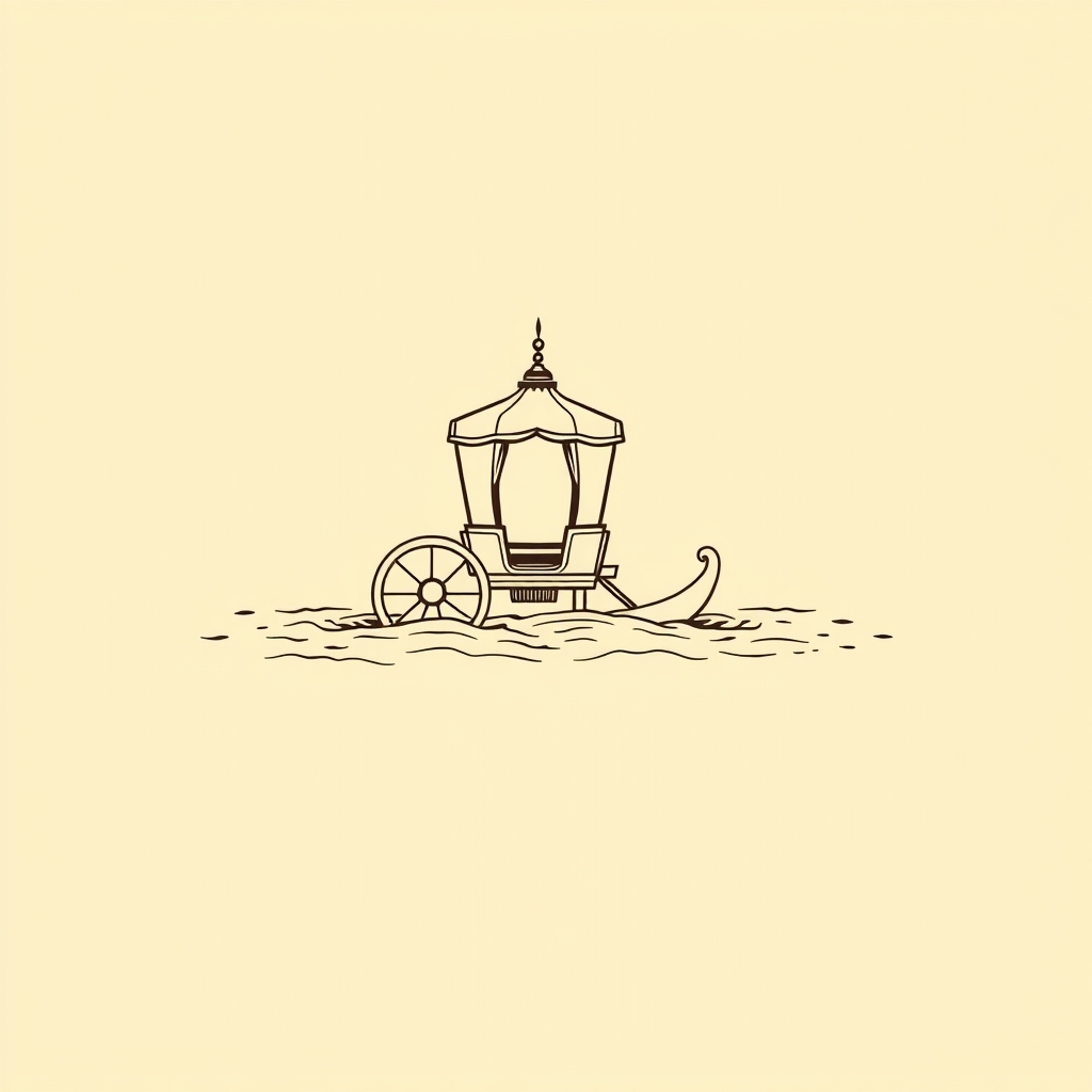 chariot sur les eaux