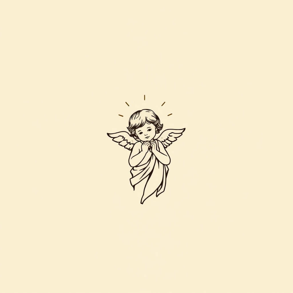 Child Jesus on his shoulders