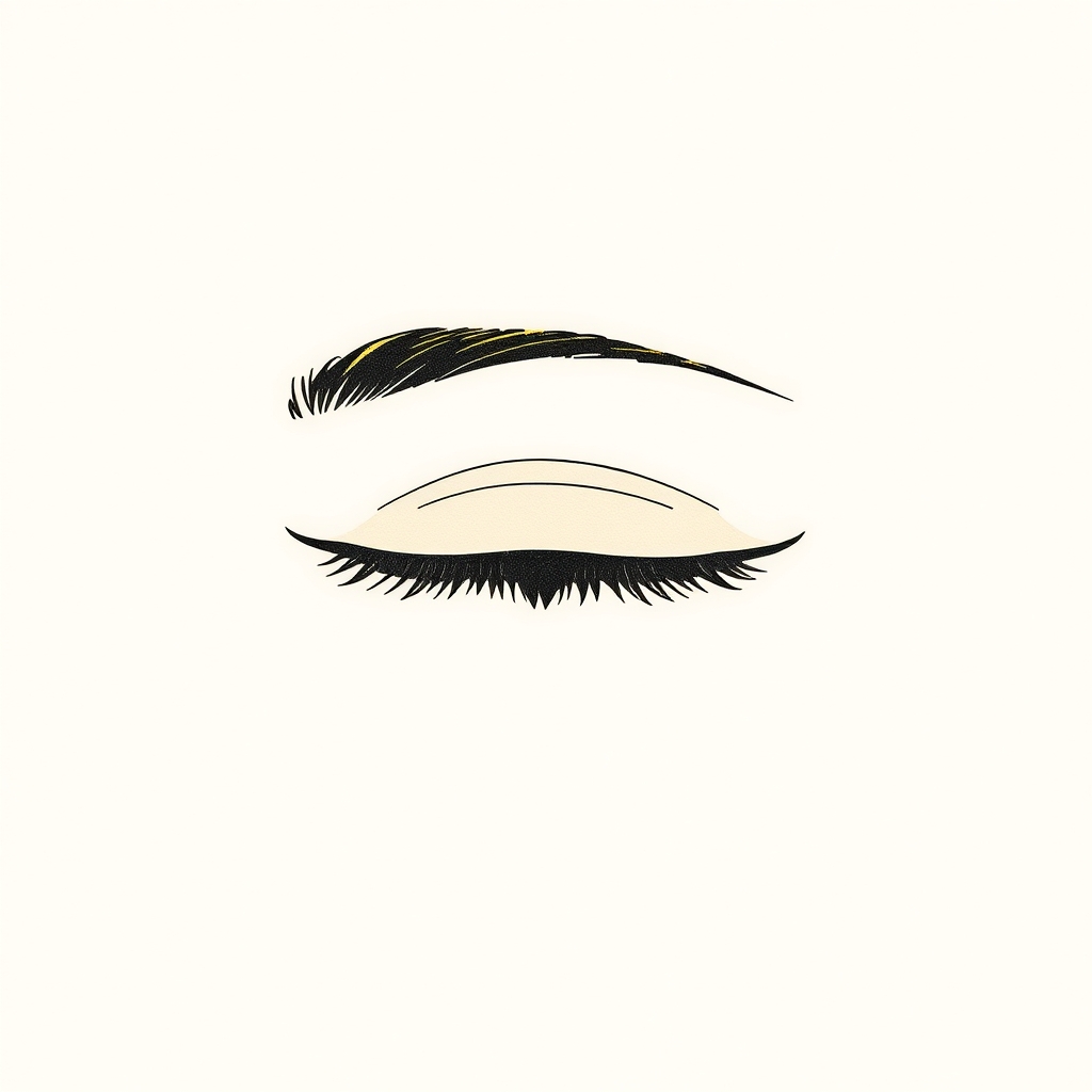 yeux fermés (cécité)