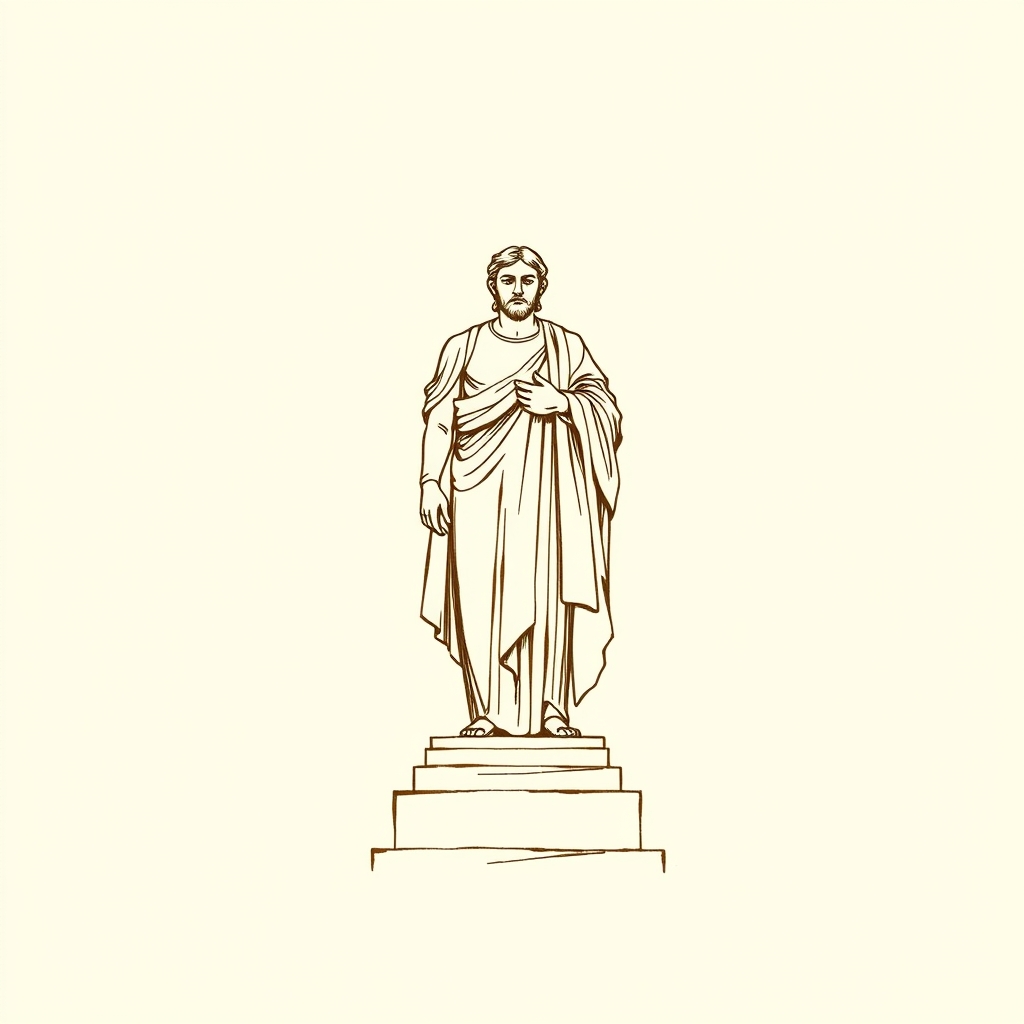 Colossal gilded bronze statue
