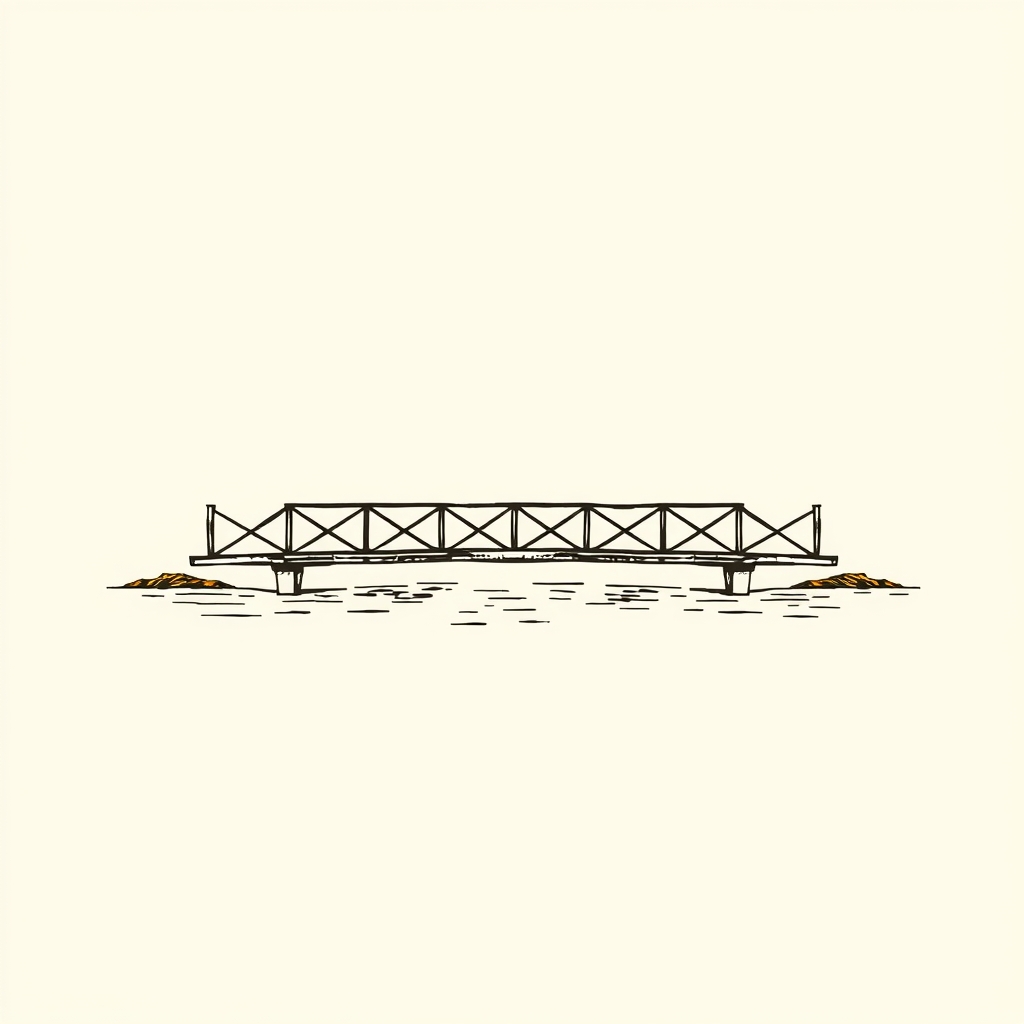 crossing a river