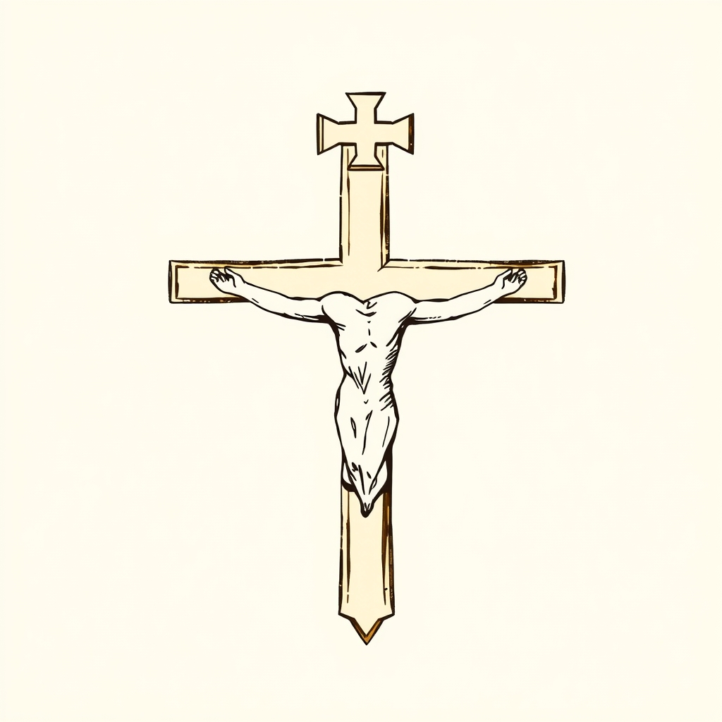 crucifié la tête en bas