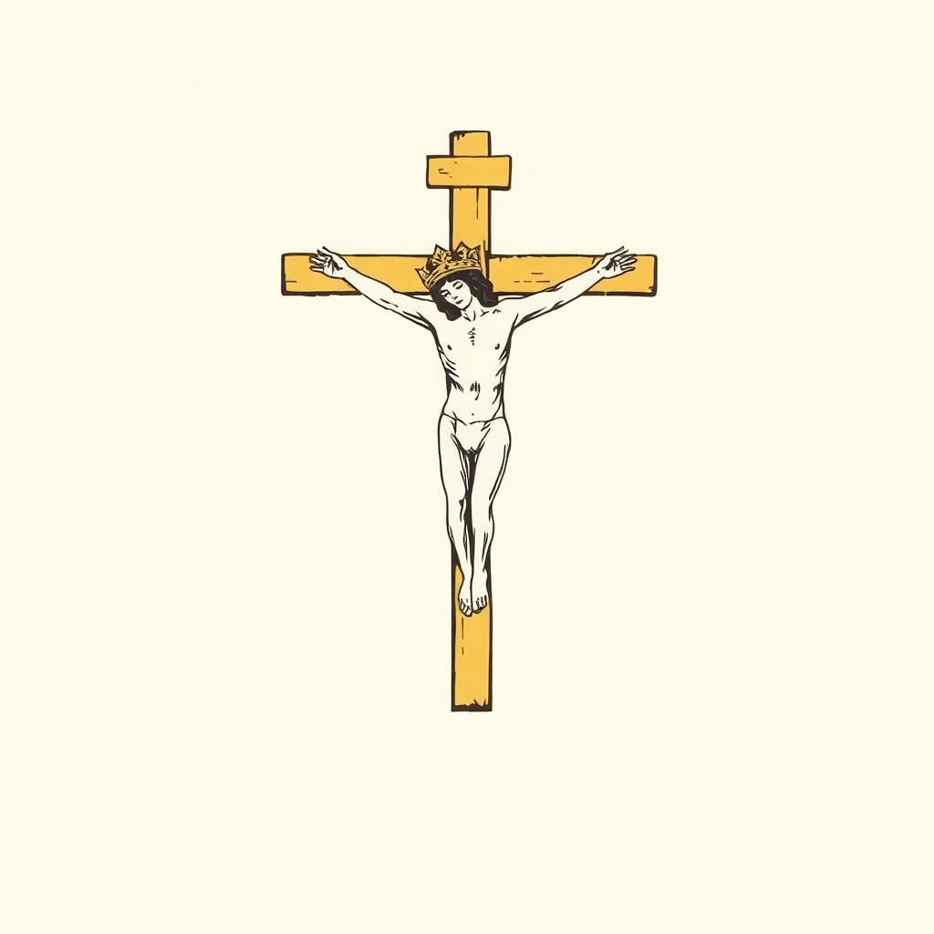 crucifix (with a removable base)