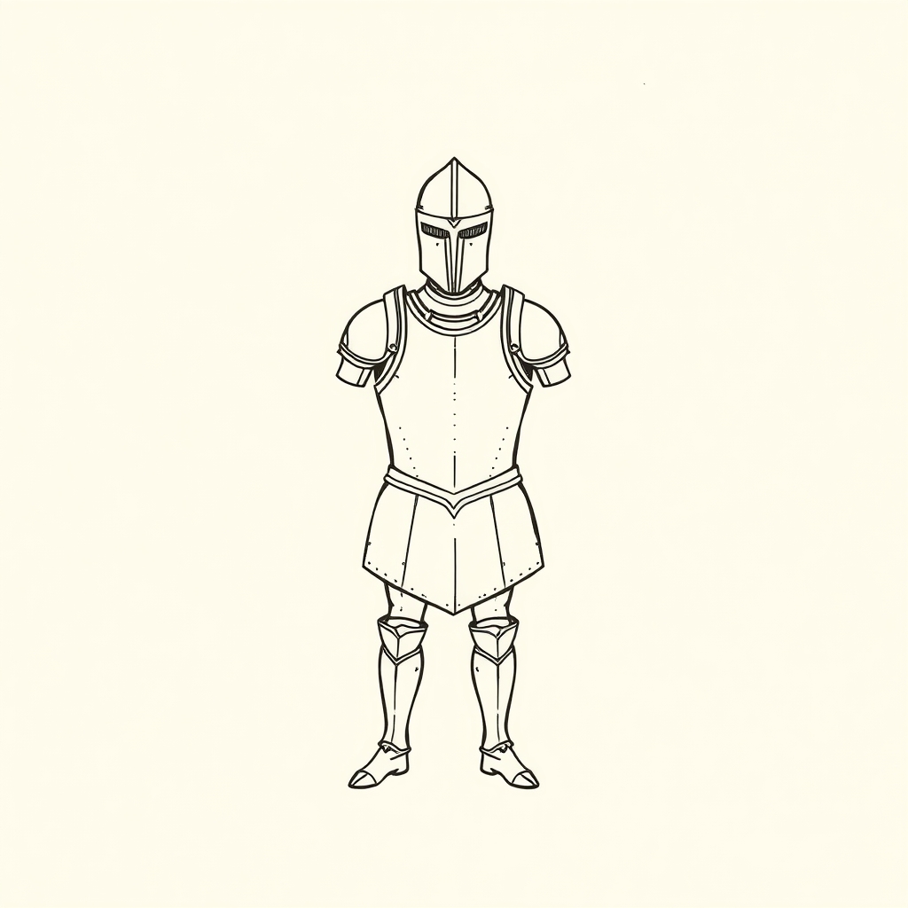cuirasse sous les pieds
