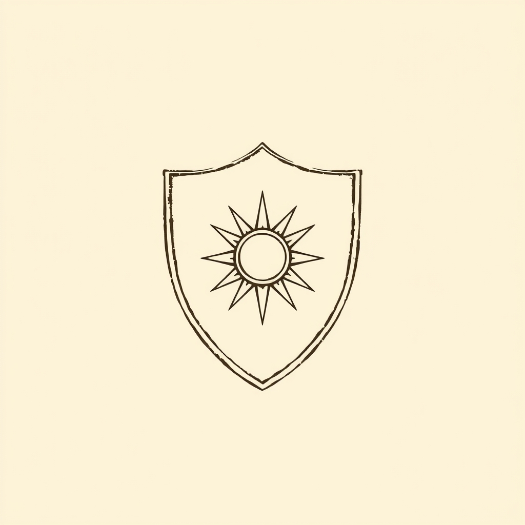 cuirass with sun and moon