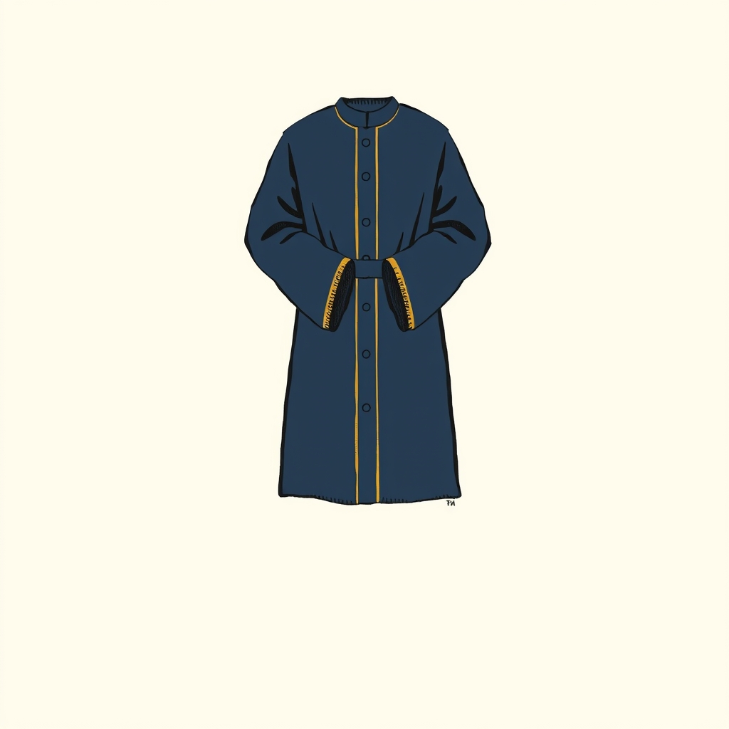 habit de couleur bleu turquin