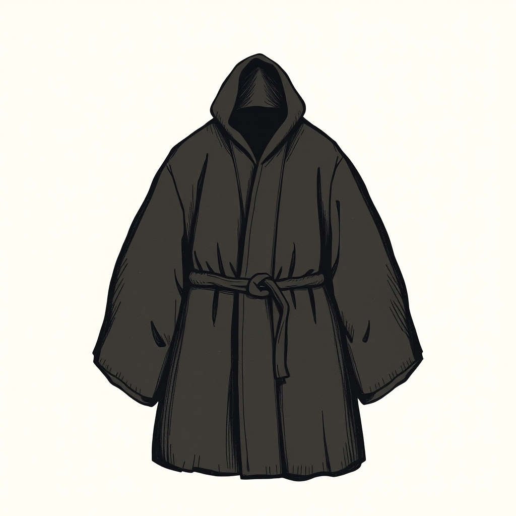 robe de bure foncée