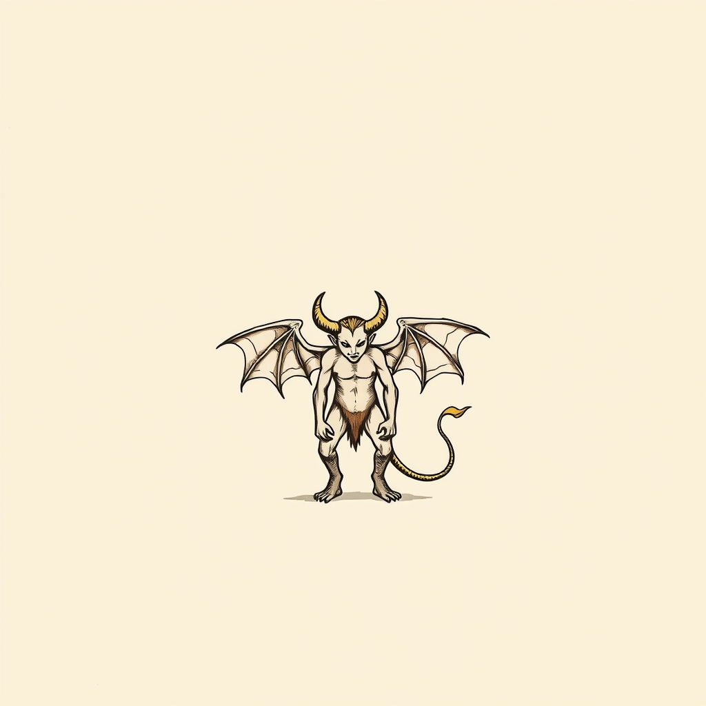demonio bajo los pies