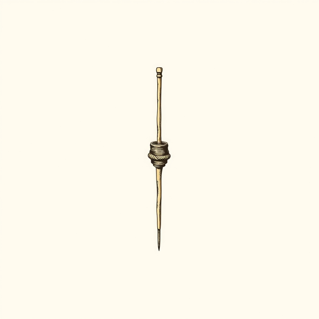 distaff or spindle