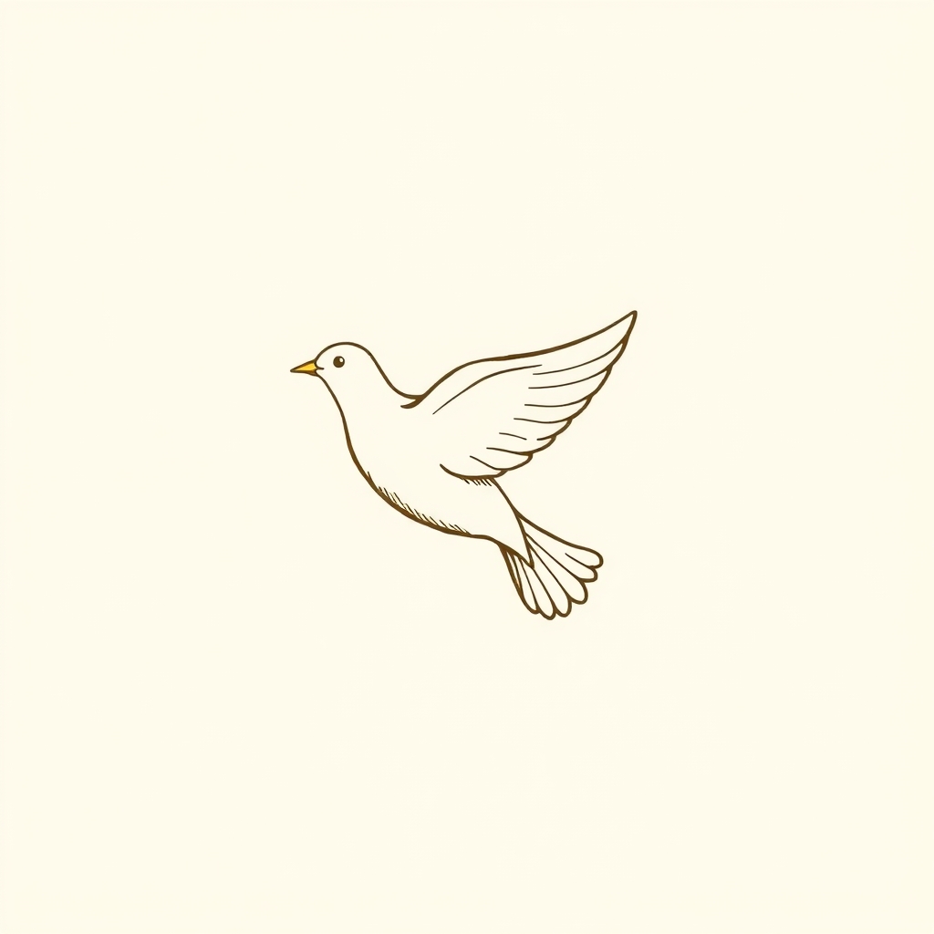 dove above the head