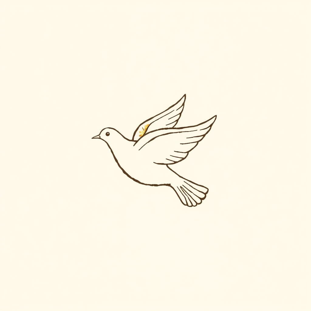 colombe (implicite par l'éloquence)