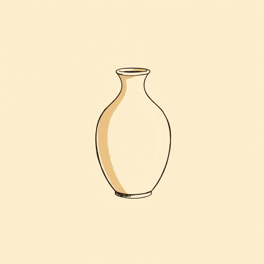 earthenware vase