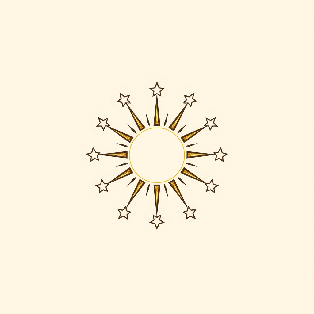 once estrellas, sol y luna