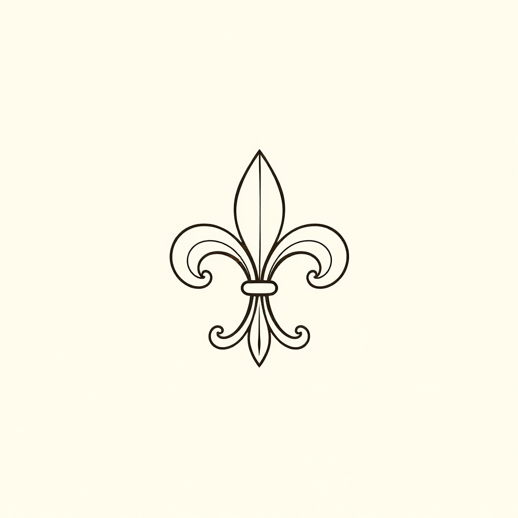 emblema dell'Ordine (M formato da un giglio)