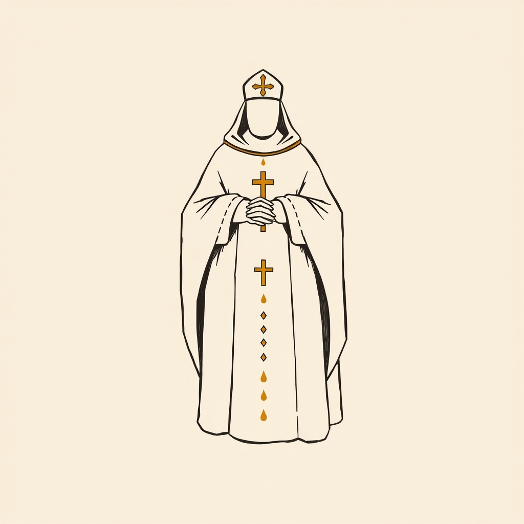 hábitos episcopales o monásticos