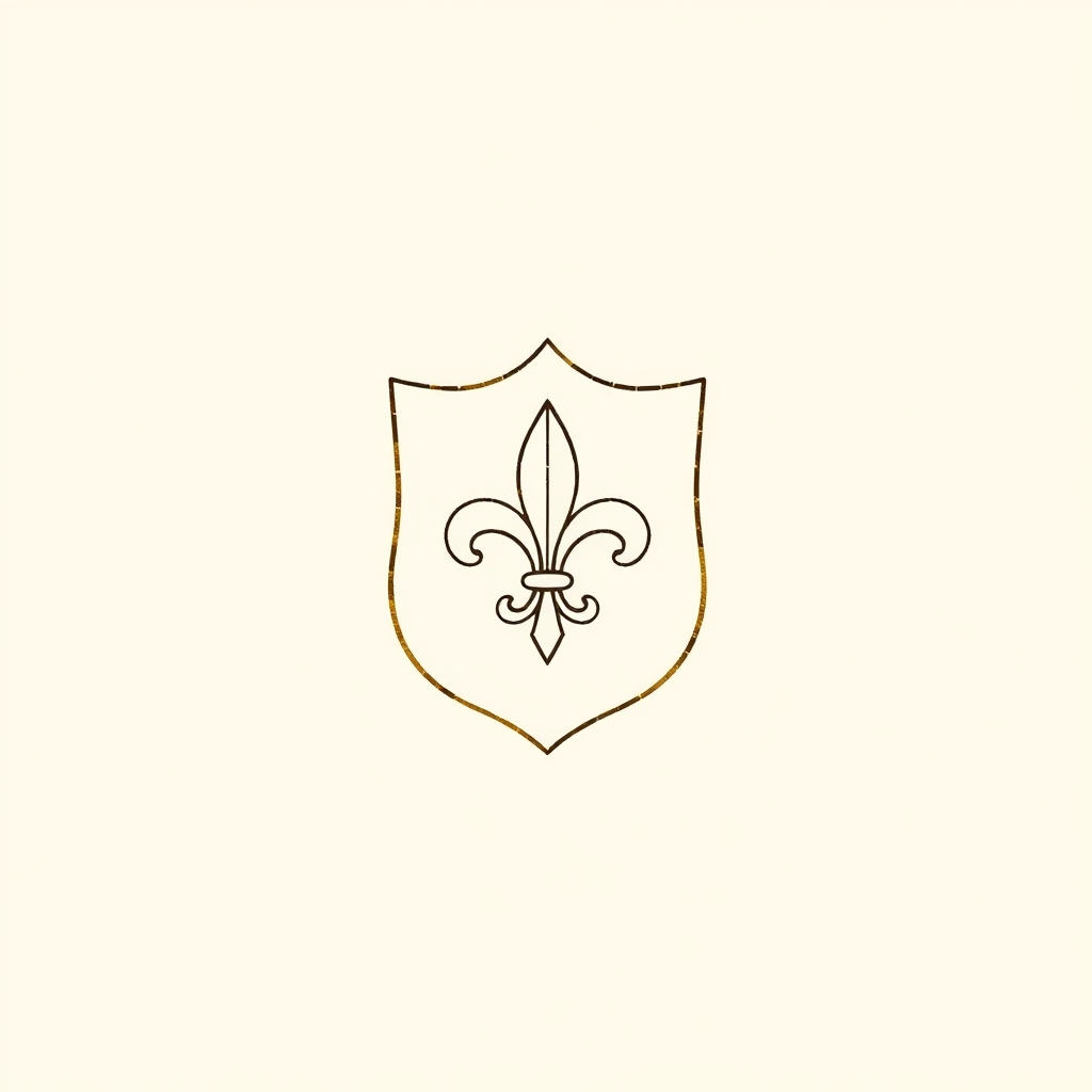 écusson semé de trois fleurs de lis
