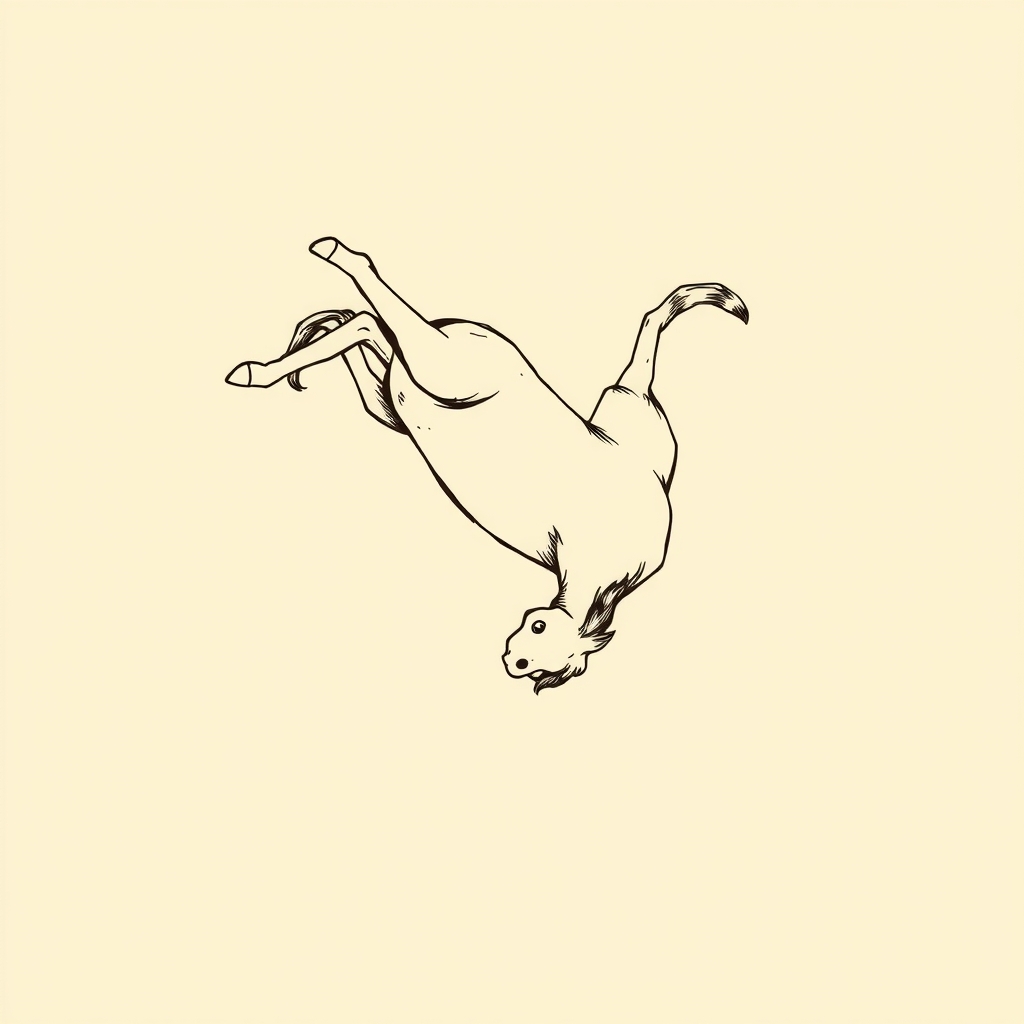 falling from a horse