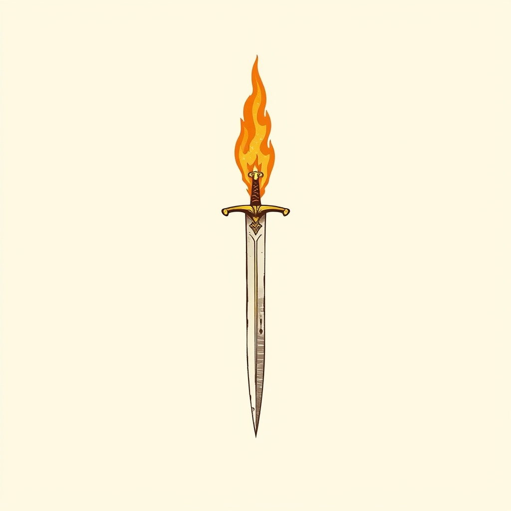 espada llameante
