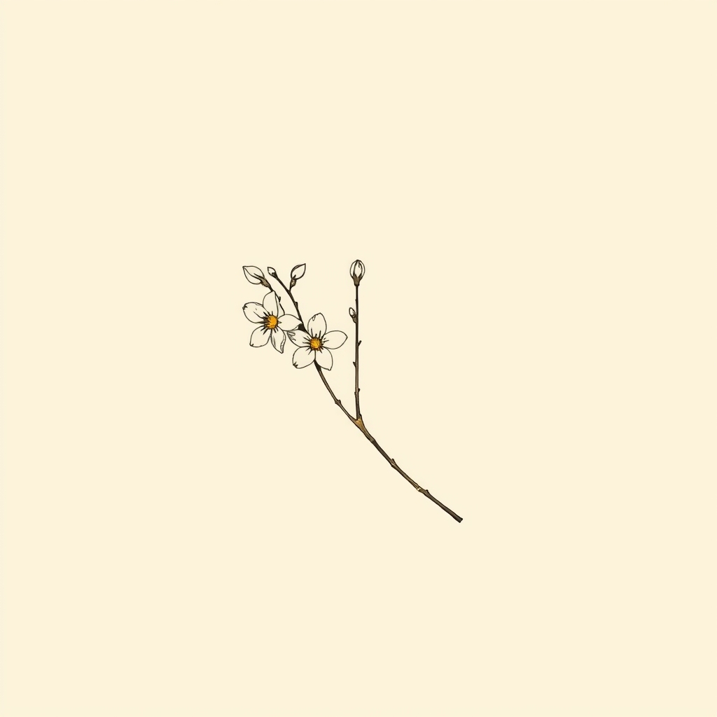 rameau fleuri