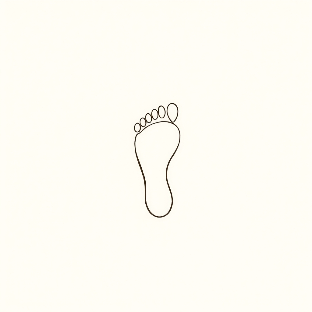 empreinte de pied