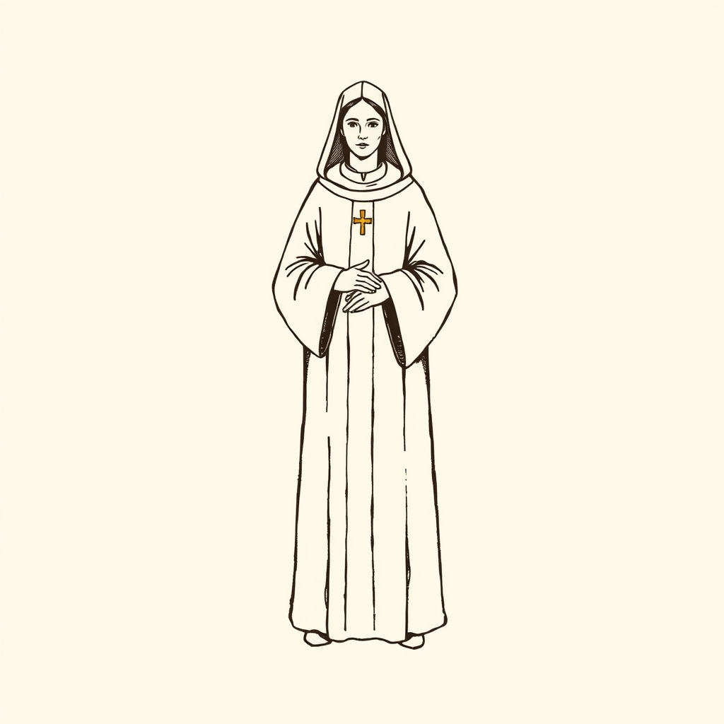 Habit de tertiaire franciscaine