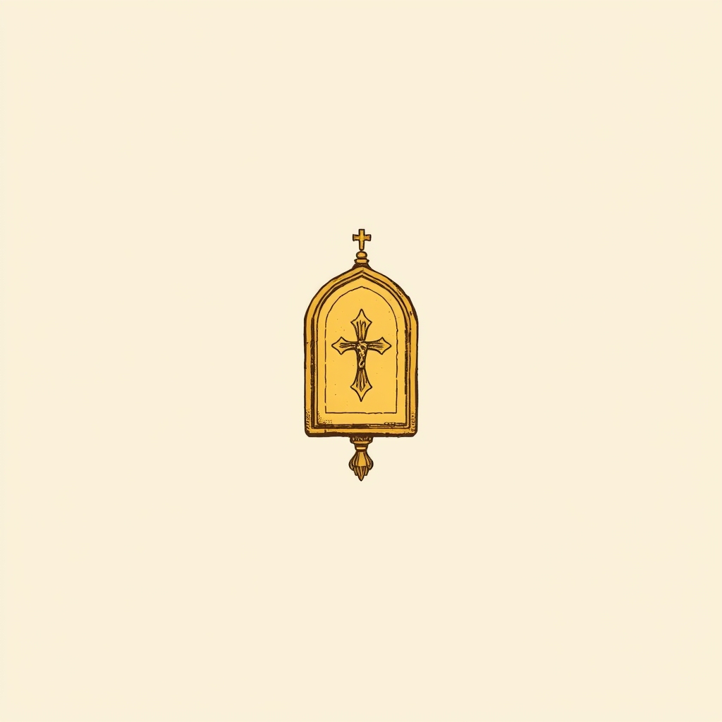 gilded reliquary