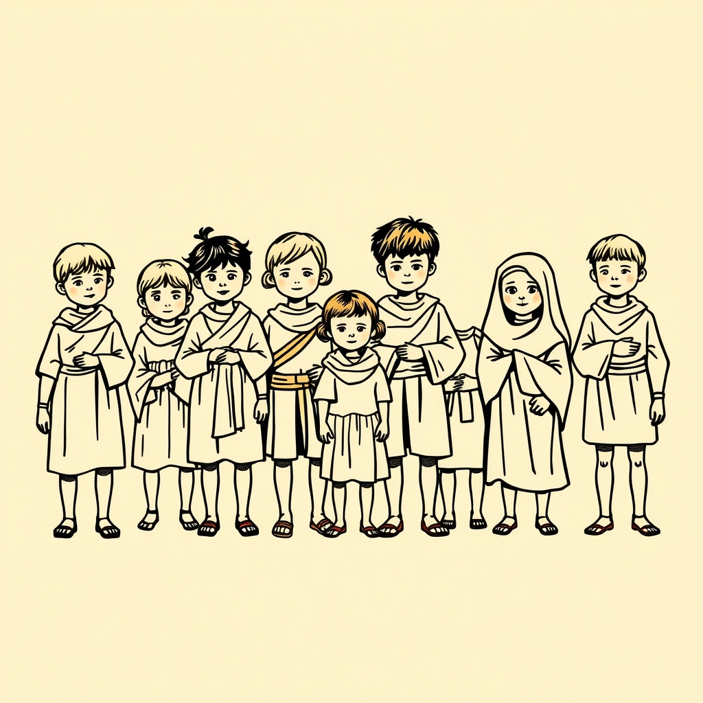 troupe d'enfants du peuple