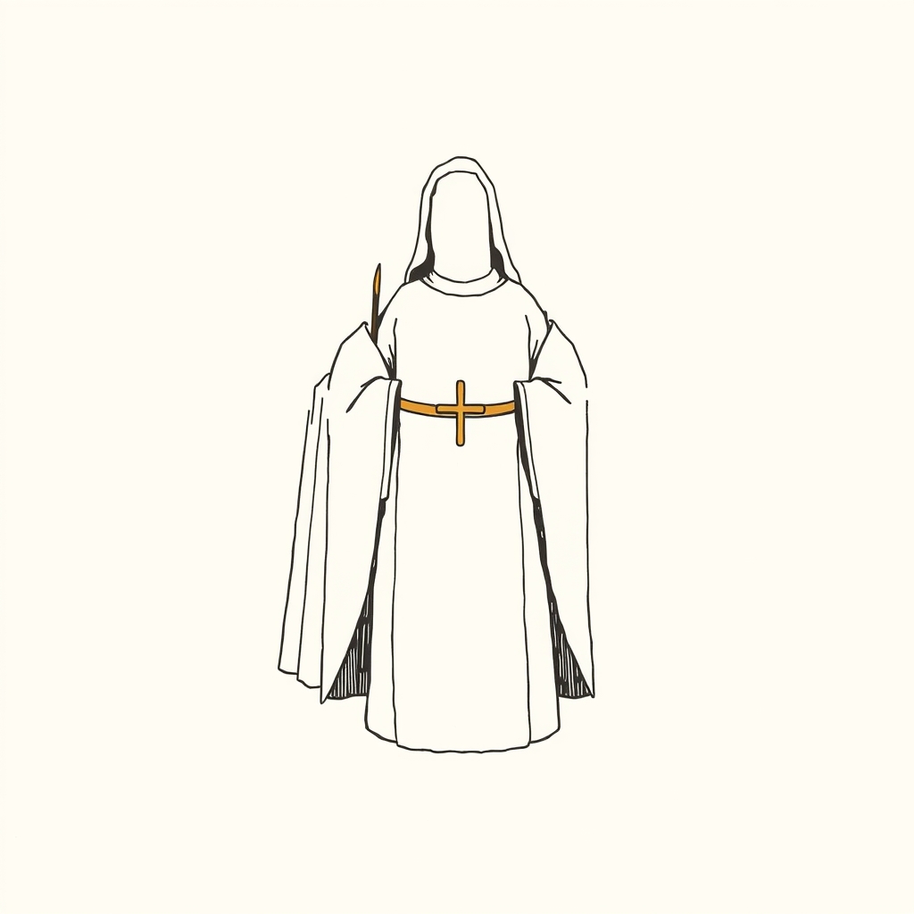 habit de Trinitaire déchaussé