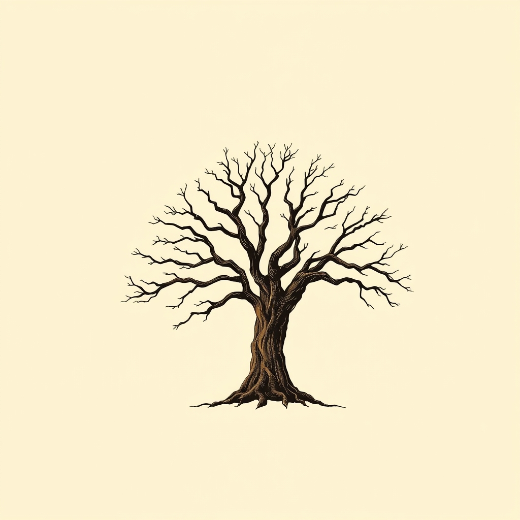 cavo di un vecchio albero