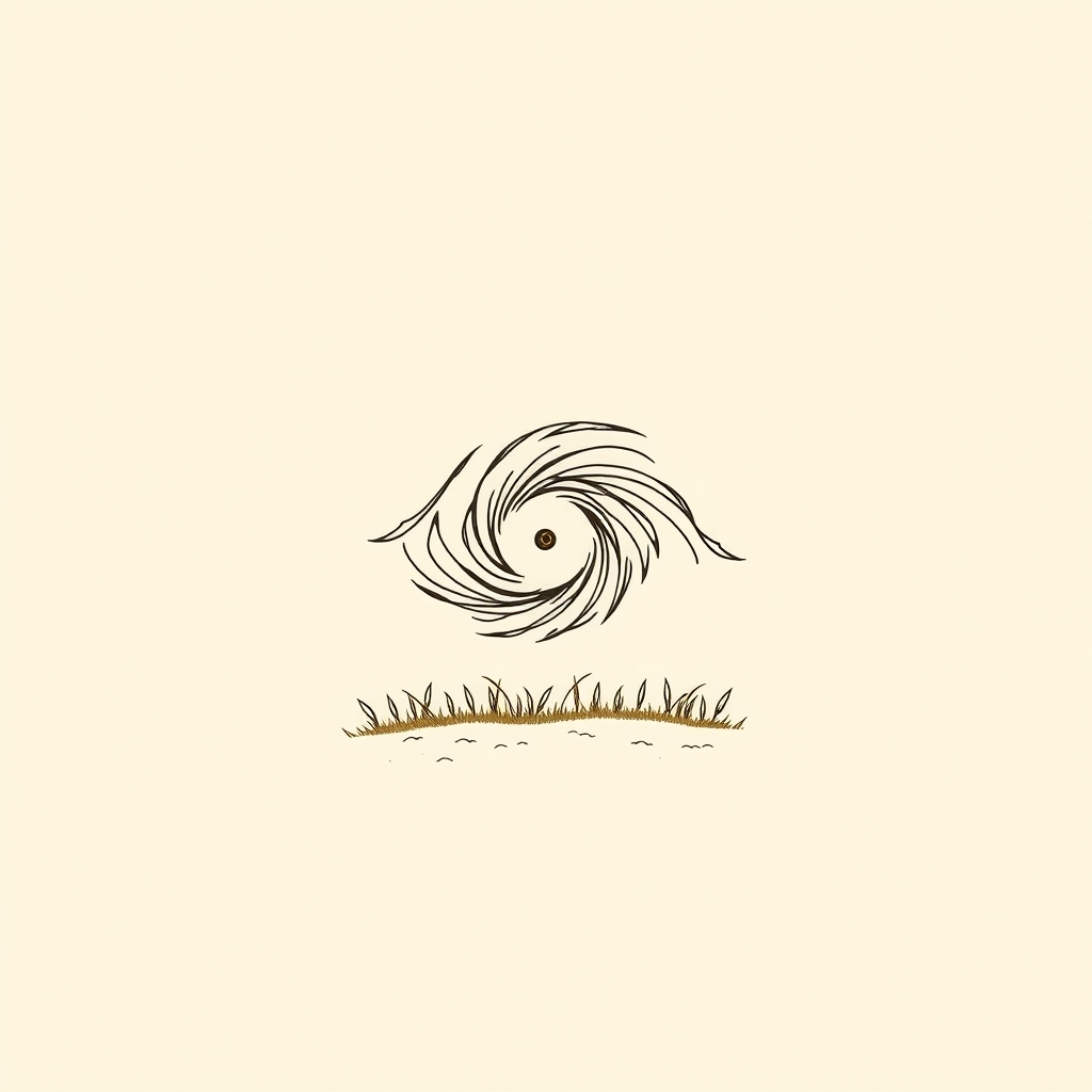 hurricane/storm (harvest scene)
