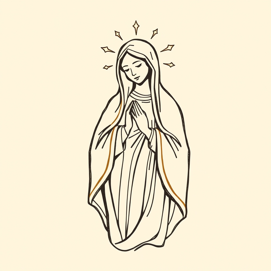 image de la sainte Vierge