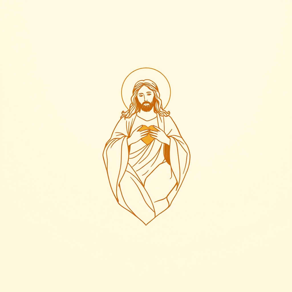 Jesus Christ enthroned in her heart
