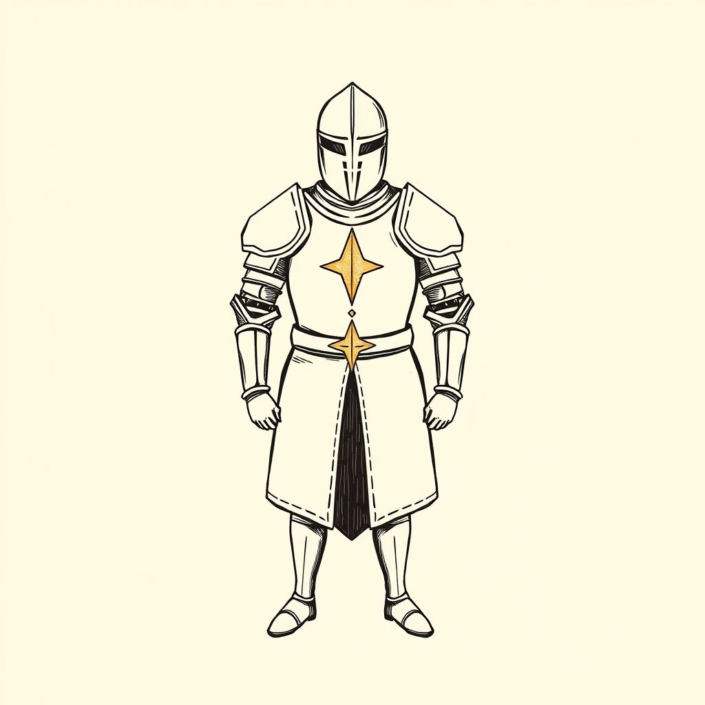 costume de chevalier