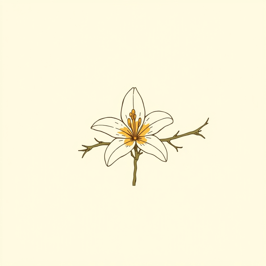 lis entre les épines