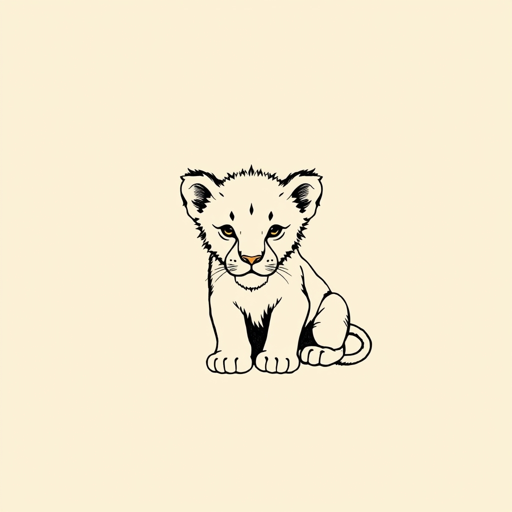 lion cub